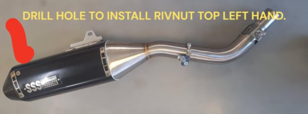 EXHAUST GUARD MOUNTING KIT CRF300 - Image 4