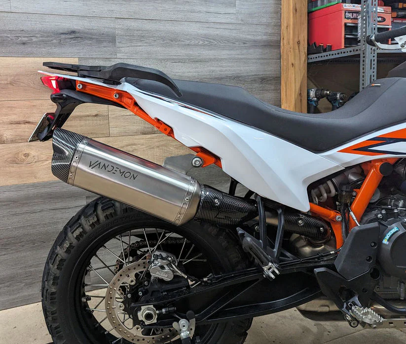 VANDEMON 790 & 890 Adventure HUSQVARNA Norden 901 Titanium Slip-On & Link Pipe - Image 6