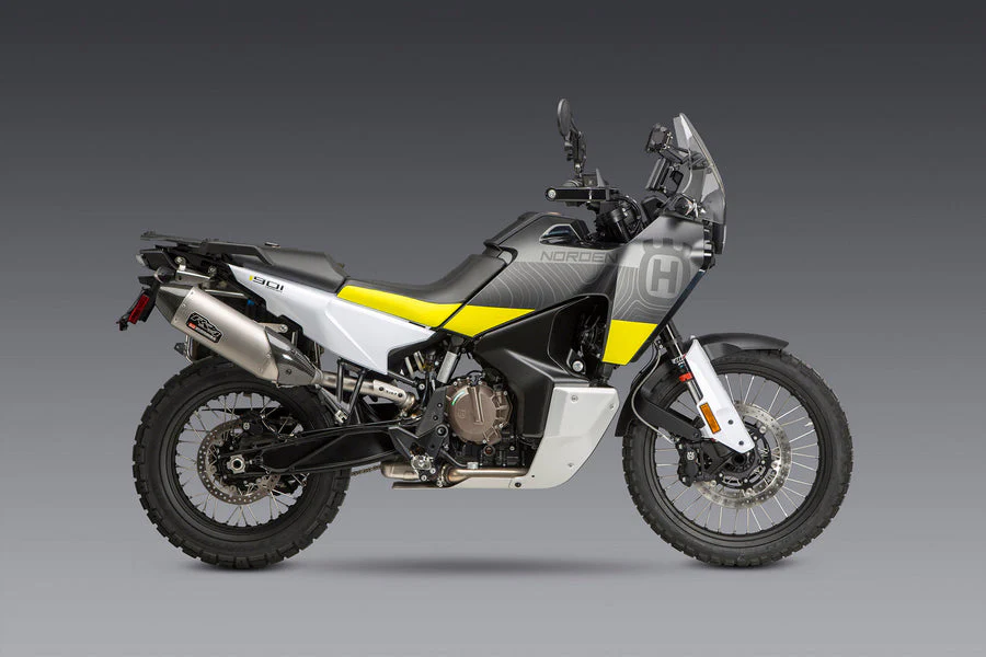 YOSHIMURA GENUINE 790 890 Adventure 19-26 / 22-26 Norden 901 RS-4 Stainless Slip-On Exhaust, w/ Stainless Muffler - Image 3